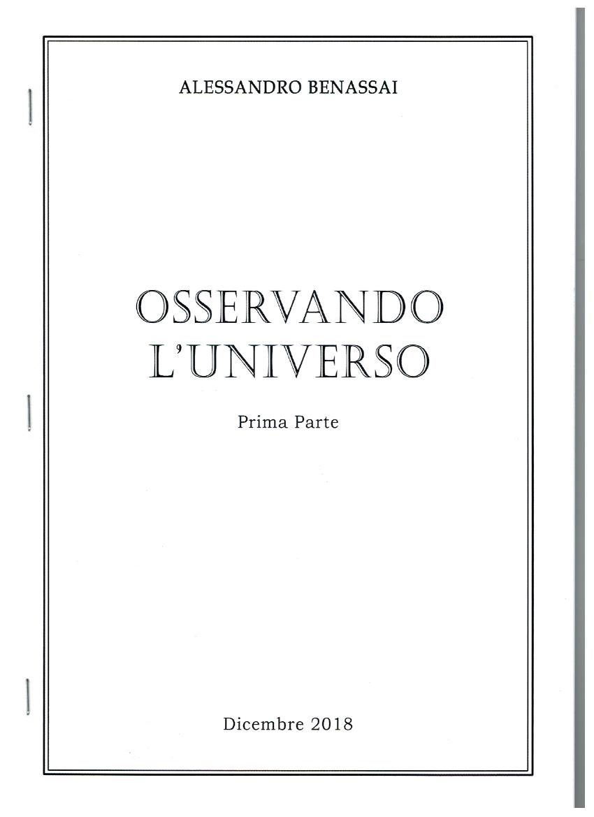 OSSERVANDO L’UNIVERSO dicembre 2018 parte II