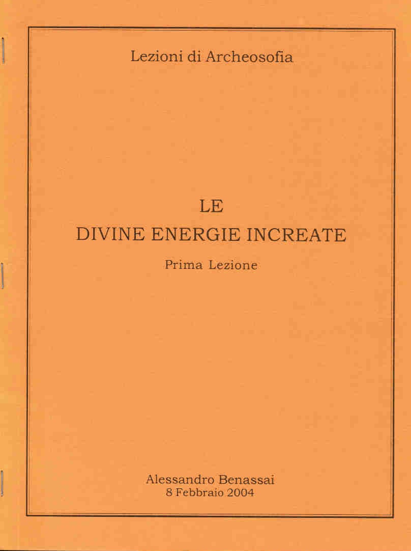 DIVINE ENERGIE INCREATE (LE) – Prima Lezione