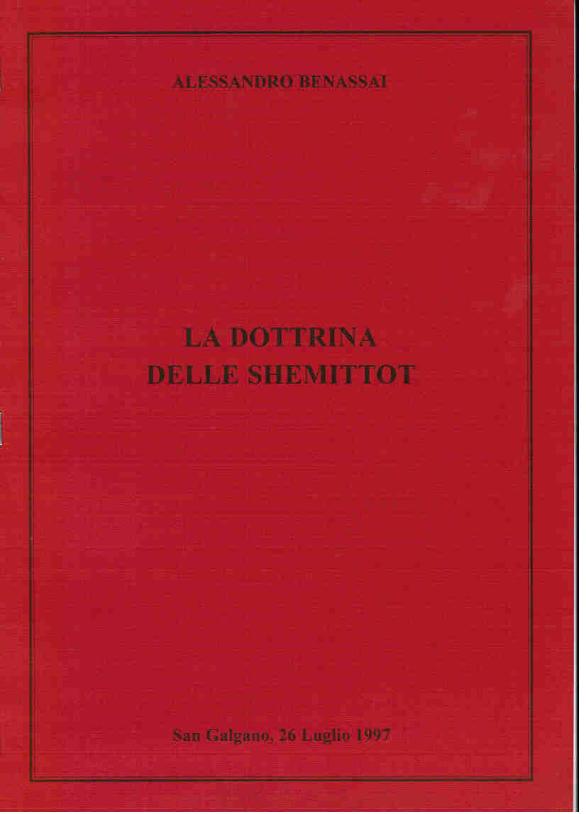 DOTTRINA DELLE SHEMITTOT (LA)